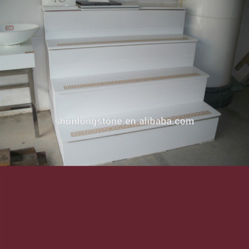 White crystallite stair stone,Nano White stone