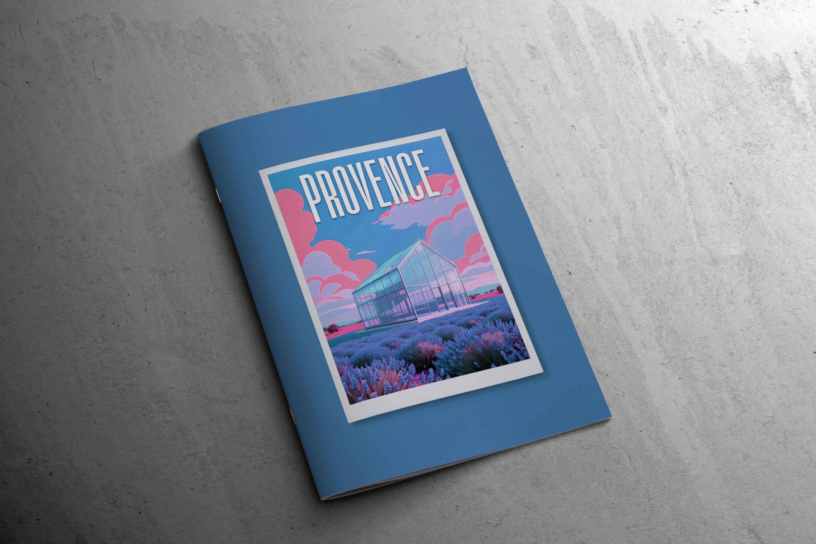 Saddle stitch brochure printing