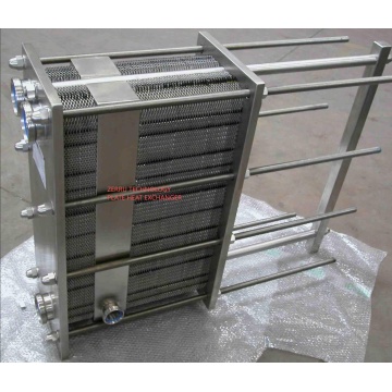 Gas air plate heat exchanger