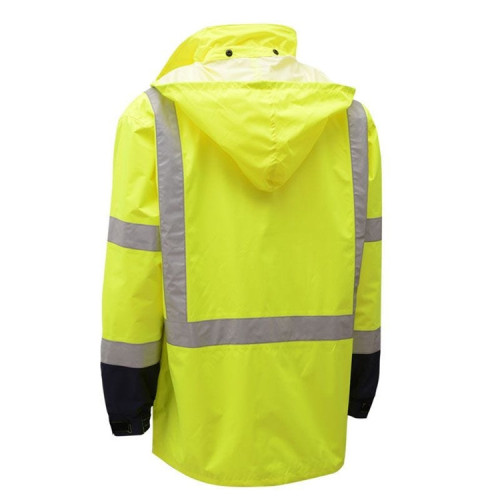 Waterproof rain jacket for outdoor worker