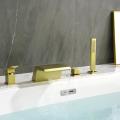 Brass Bathtub Faucet Set with Hand Shower