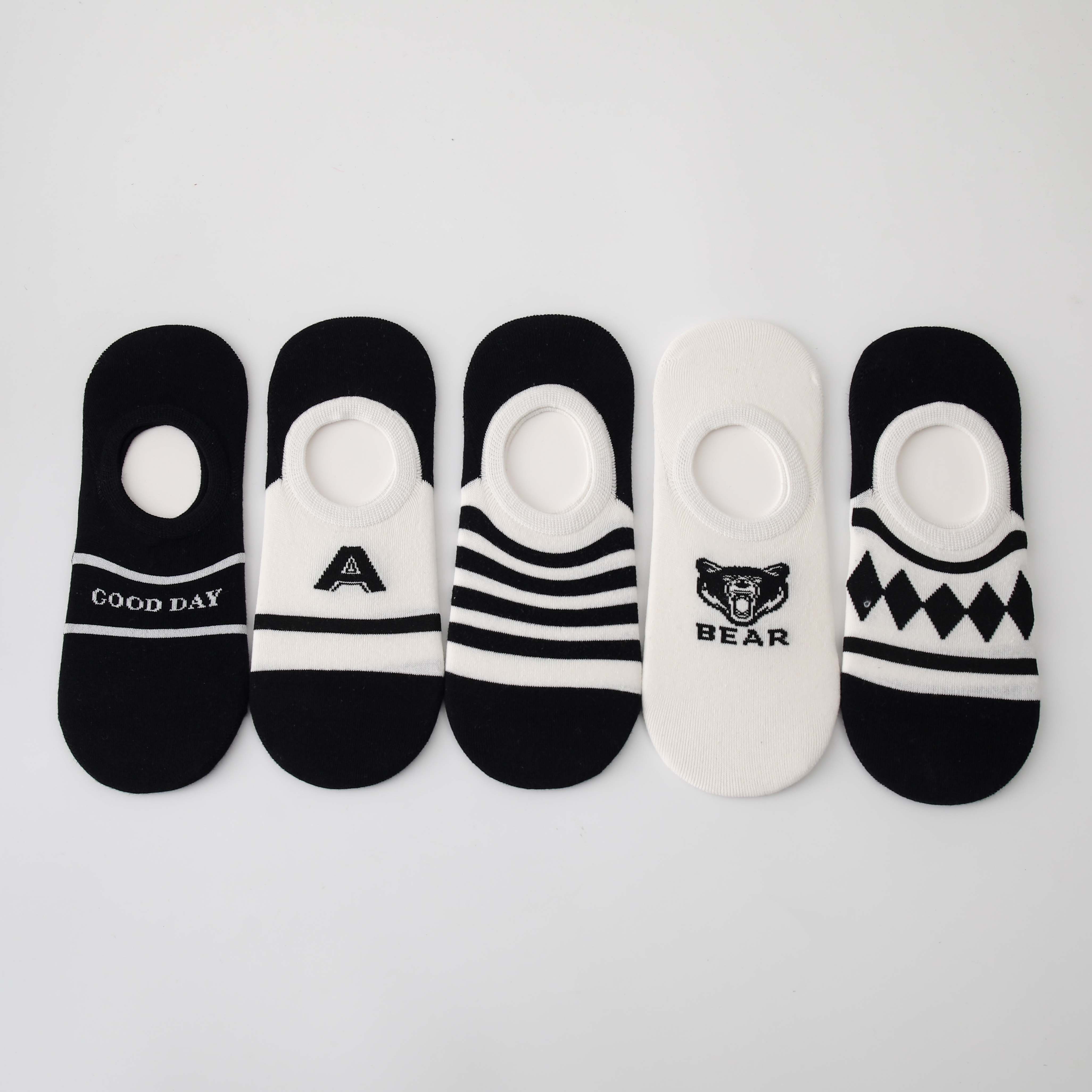 Мужчынскія плоскія нябачныя шкарпэткі