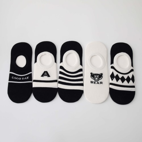 Мужчынскія плоскія нябачныя шкарпэткі