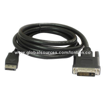Display Port M to DVI M Cable