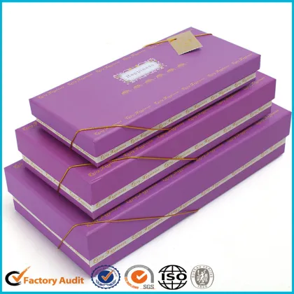 Empty Merci Chocolate Packaging Box