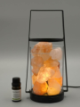 Aromlampor Himalayan Saltrocklampa med aromerapi Arom Diffusor Saltlampa