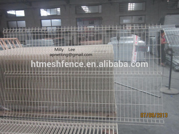 industrial FENCING MESH FOLDED RAL 7010/ RAL 6005 Welded Mesh Panel with triangle bends