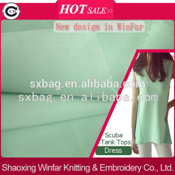 winfar Scuba polyester elastane DTY dyed knit textile fabric air layer