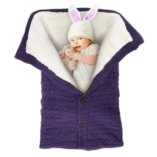 Baby Girls Boys Swaddle Blankets Cute Infants Knitted Wraps Blankets wrap newborn swaddle blanket