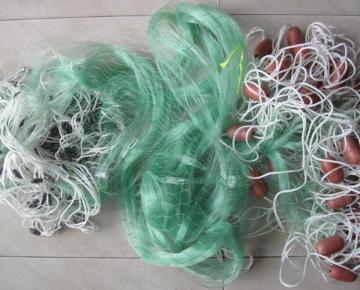 Completed Monofilament Fishing Net with Double Knots