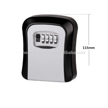 Wall-Mounted Aluminium Alloy 4-Combination Lock Key Storage Box: Secure and Convenient Key Management Solution