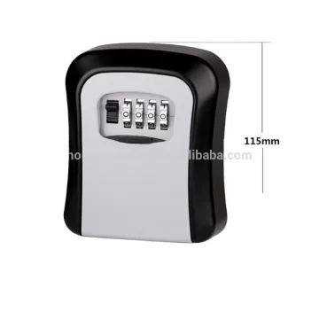 Wall-Mounted Aluminium Alloy 4-Combination Lock Key Storage Box: Secure and Convenient Key Management Solution
