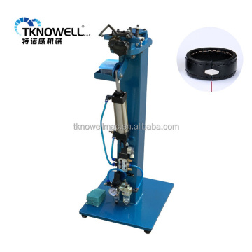 TKNOWELL Leather Belt Looping and Locking Machine with Bulk Nails