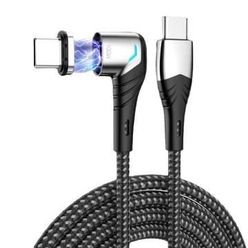 Cable de datos USB C de carga rápida magnética de 100W