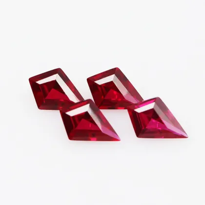 Red Corundum Loose Stone Kite Deep Red Corundum
