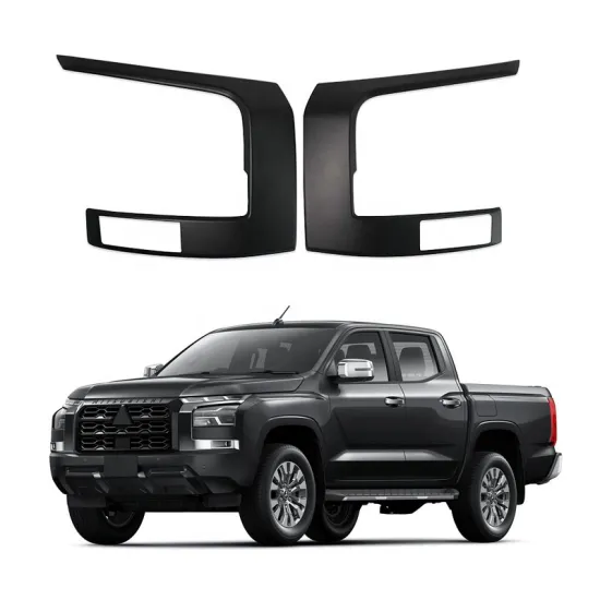 Black 4 Doors Side Front Bumper Cover Trim for Mitsubishi L200 Triton 2023-2024 Accessories