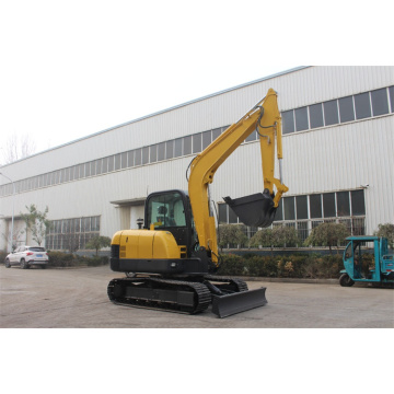 6ton Mini Excavator dengan Swing Boom Ditutup Kabin