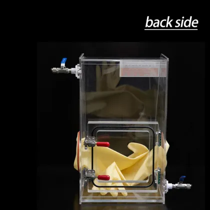 Customizable KRC Acrylic Lab Glove Box for Inert Gas Operations and Lithium Battery Testing
