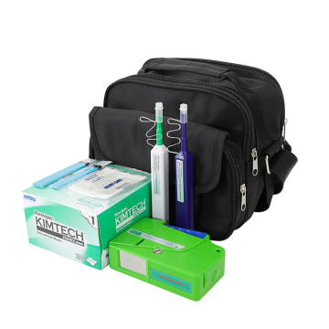 FTTH Fiber Optic Cleaning Tool Kit with Video Microscope Inspection Probe
