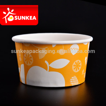 Disposable printed recycled 130ml ice cream paper cup