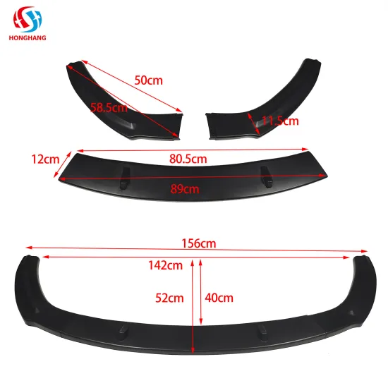 Honghang Factory Supplied Top Quality Front Bumper Lip Splitter for Seat Ibiza 2013+