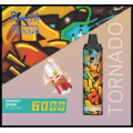 Hot Sale 6000 Puffs Wholesale Vape RandM Tornado