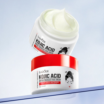 Kojinsäure -Whitening &amp; Sommersprossen -Entfernungscreme für Hauthellungen und Melaninreduktion