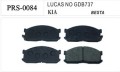 Semi-metalen auto rem pad voor kia