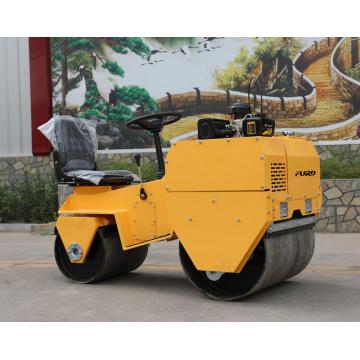 Motor diesel de rodillo pequeño portátil Roller de compactador de carreteras vibratorias