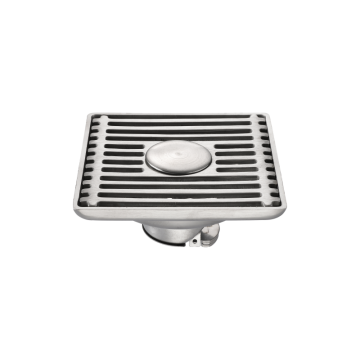 Square shower floor drain