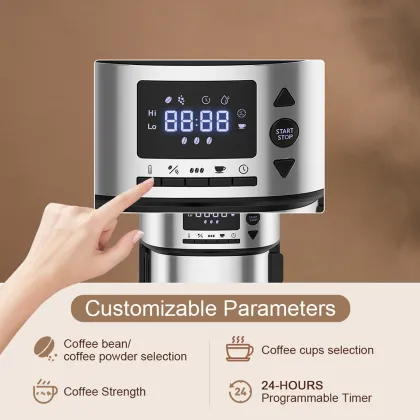Drip Coffee Machine With 3 Brew Strength