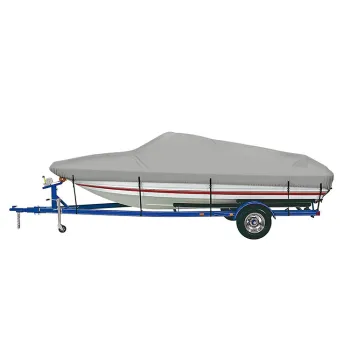 Customized Heavy Duty Waterproof and UV Proof V-Shaped 600D Oxford Boat Cover