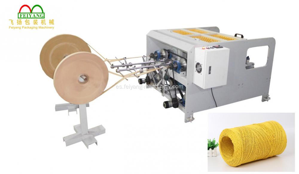 Maquinaria de fabricación de cuerda de papel doble