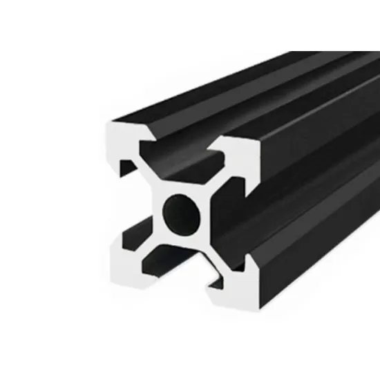 Chinese Manufacturers 3D Printer V Slot Aluminum 2020 Black Extrusion Industrial Aluminium Profile