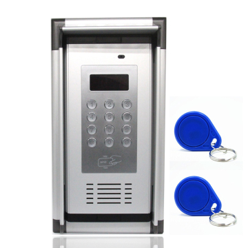 RainproofHood Smart K6 System: 4G GSM Access Control, Wireless Apartment Intercom & Gate Opener with Free Phone Call & RFI Technology