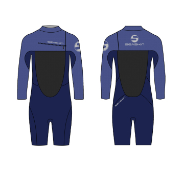 Seaskin Mens 4/3mm Long Sleeve Custom Surfing Wetsuit