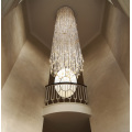 Hall decoration led fiber optic chandelier light