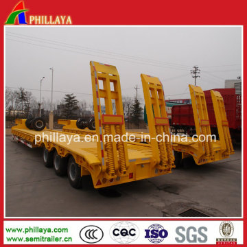 Transport Heavy Machine Semi Trailer / Lowbed Truck Trailer