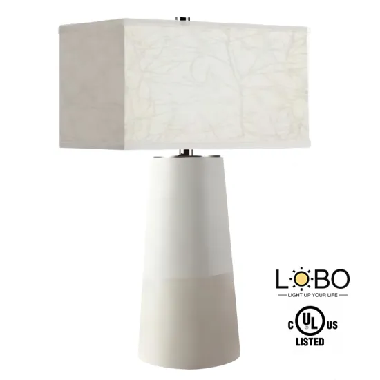 Marriott Residence Inn Poly Resin Desk Lamp with Rectangular Shade