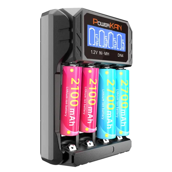 High-Efficiency 18650 Battery Charger with 4-Slot Capacity and Quick Charge 3.0 Technology