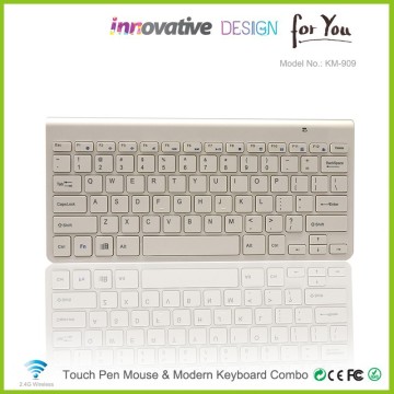2.4G wireless keyboard and mouse,combo sets,slim design,different color for choose
