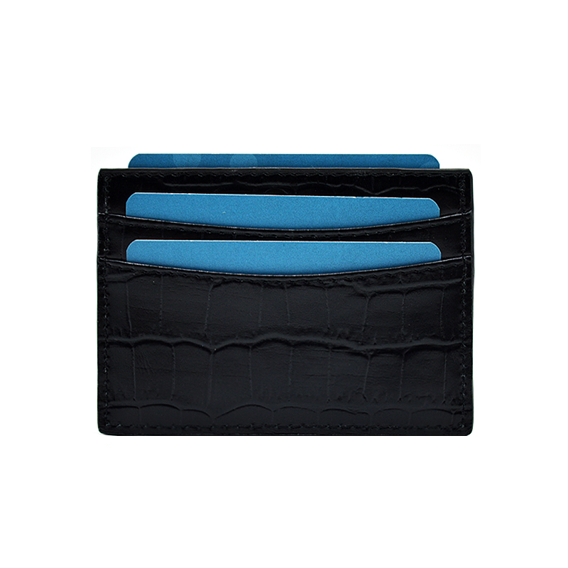Luxus einfaches Design Brieftasche Leder Kreditkarteninhaber