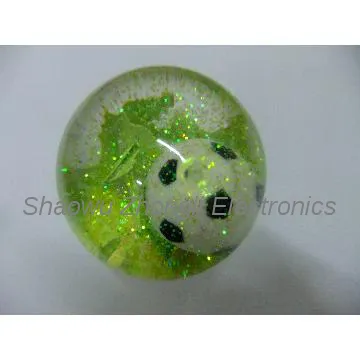football bouncy ball with led
