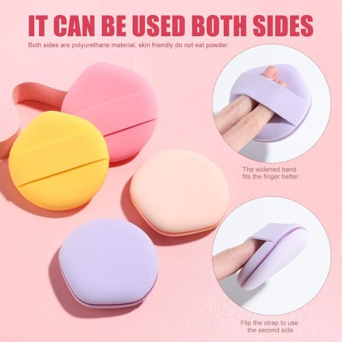 Multi-colored Makeup Sponges Pack of 4