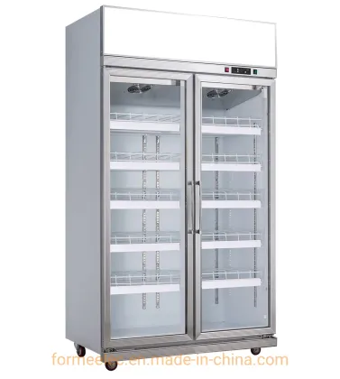 2 Doors 3 Doors 4 Doors Commercial Seafood Freezer Air Cooling Supermarket Quick Deep Freezer