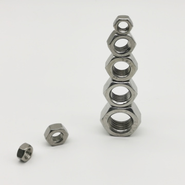 A2 A4 Metric Stainless Steel Hex Nut DIN934