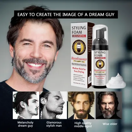Natural Chemical OEM/ODM Beard Styling Foam