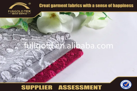 Latest Design 75D*108F Wrinkle Jacquard Fashion Dress Fabric Knitting Crinkle Seersucker Jacquard Fabric For Curtain