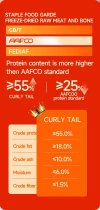 OEM freeze-dried raw meat bone cubes for cat