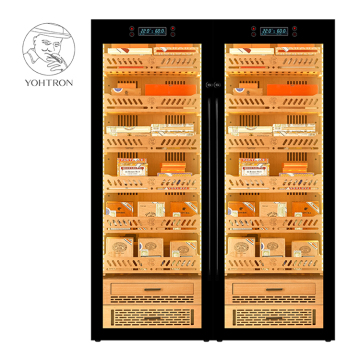 Bestselling Yohtron Side-by-Side Door Electric Cigar Cooler Humidor Cabinet: A Popular Choice for enthusiasts